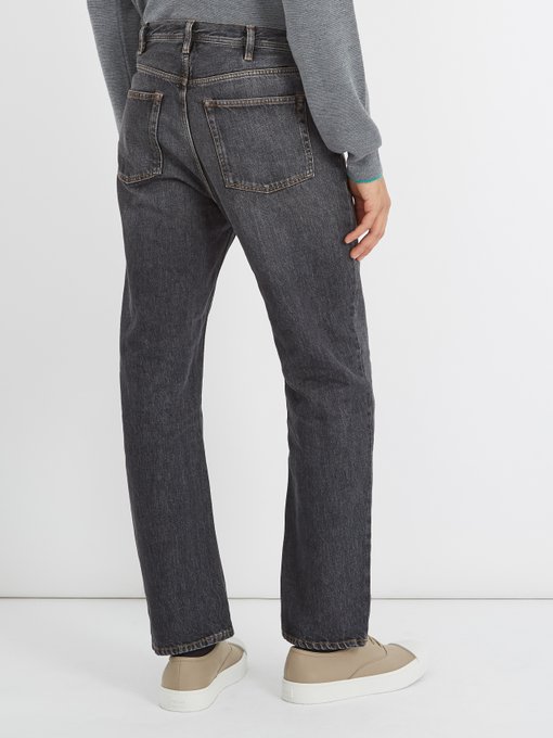 Blå Konst Land straight-leg jeans 