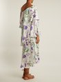 Loie Surreal-print cotton and silk-blend dress | Borgo De Nor ...