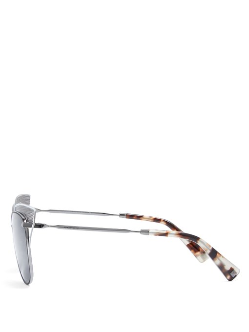 Cat-eye metal sunglasses展示图