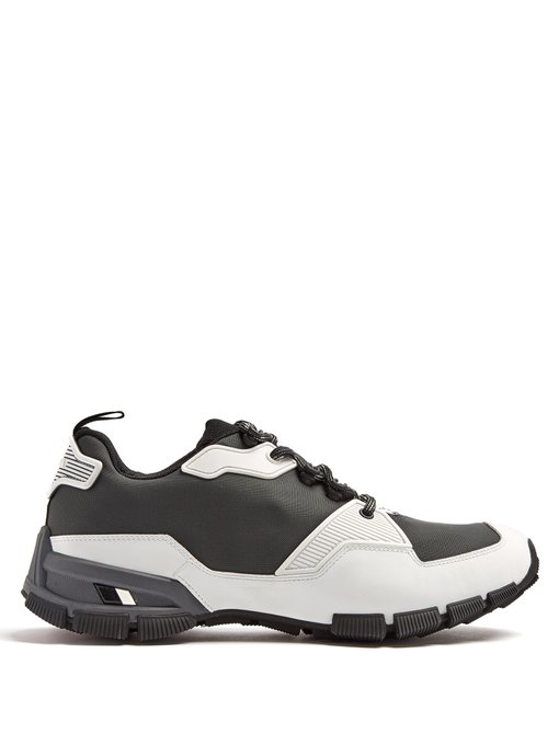 Low-top rubber-panelled mesh trainers | Prada | MATCHESFASHION UK
