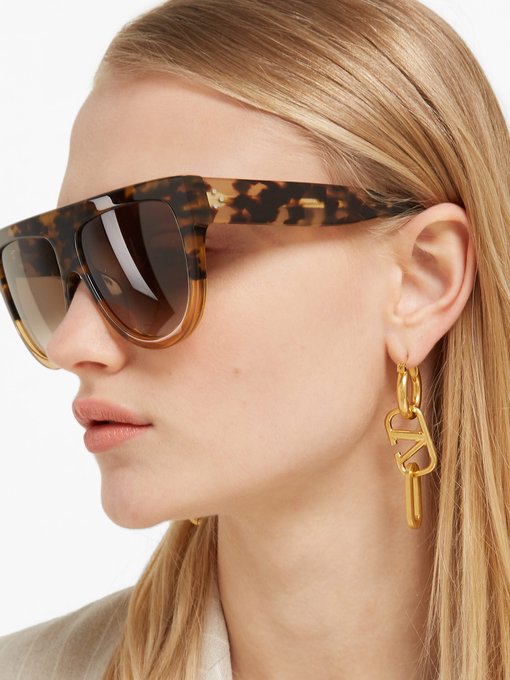 aviator sunglasses in acetate celine