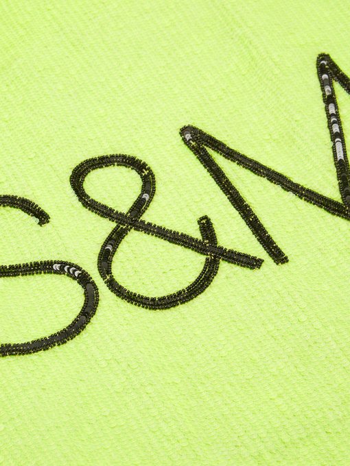 S&M sequin-embellished cotton bag展示图