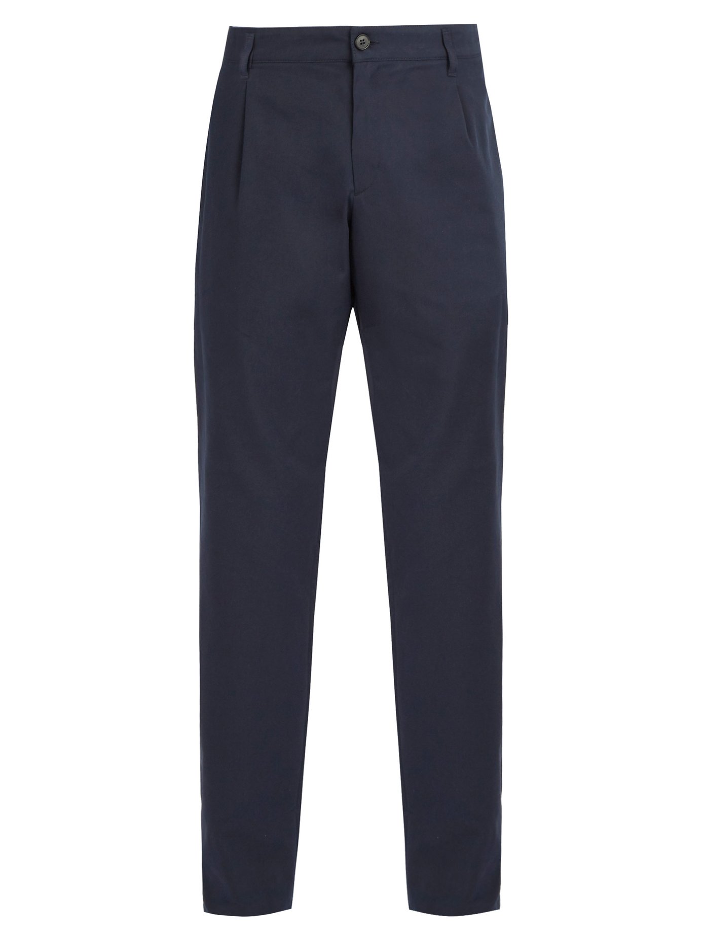 tailored cotton trousers