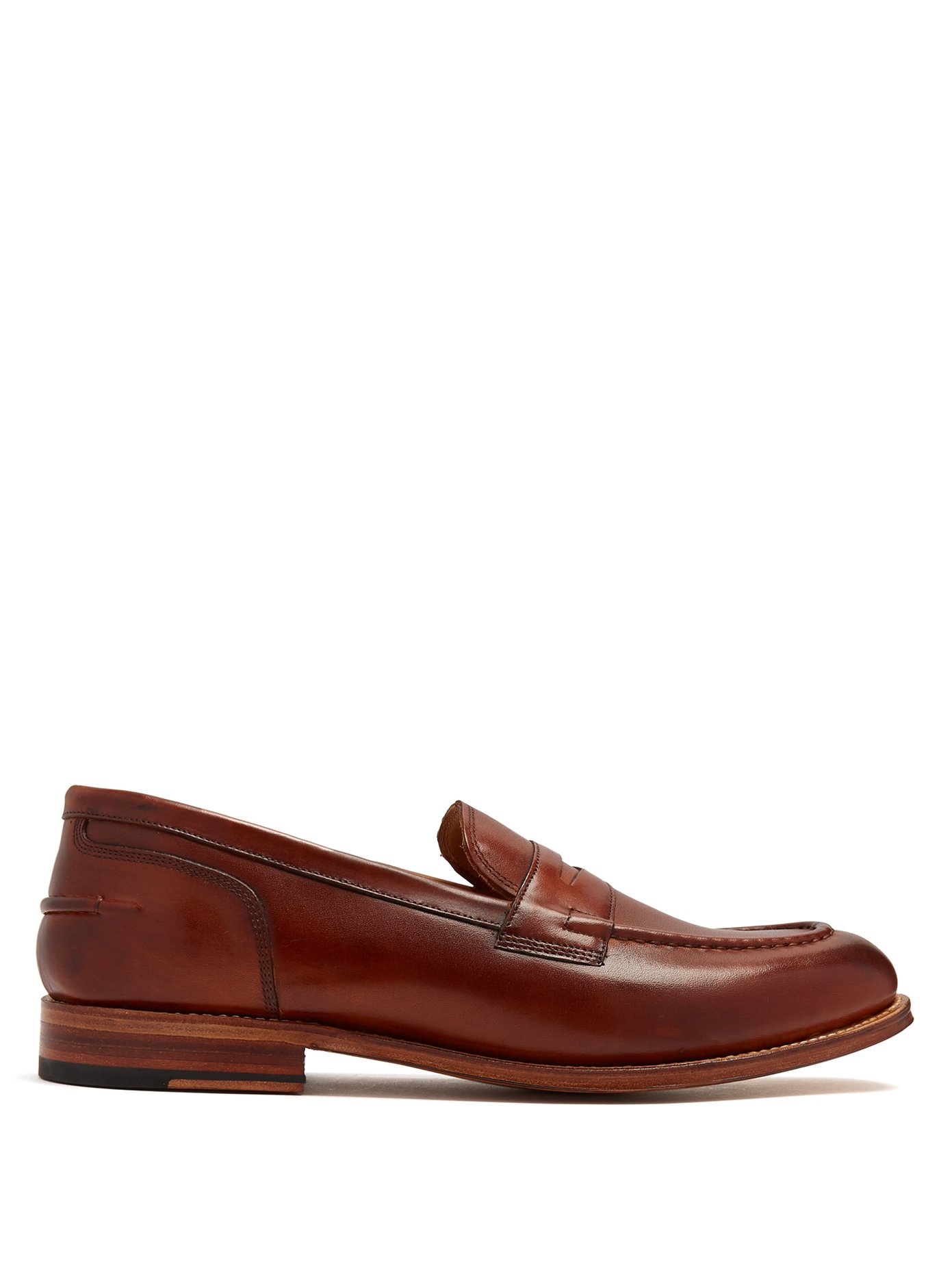 Maxwell leather penny loafers | Grenson 