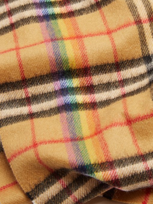 burberry vintage rainbow scarf
