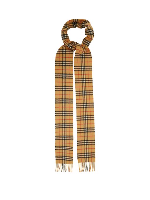 skinny cashmere scarf