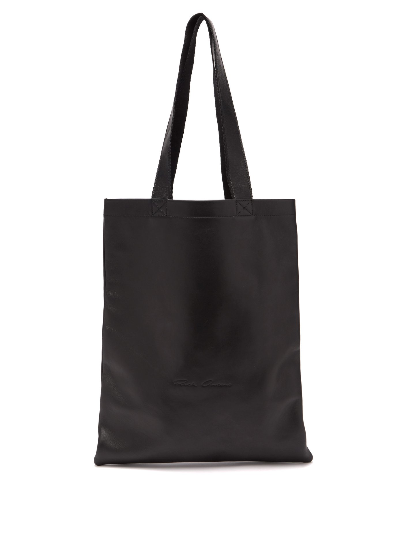 rick owens leather tote bag