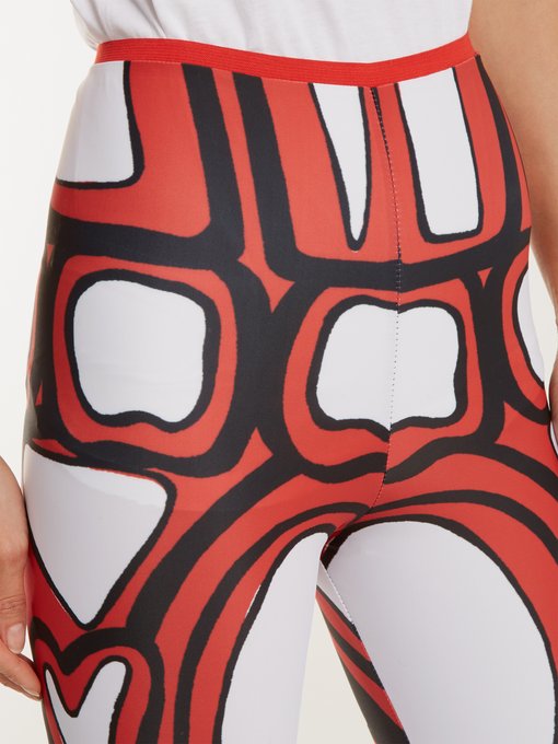 Women's Custom Color Aztec Pattern Print Leggings Stretch Tights