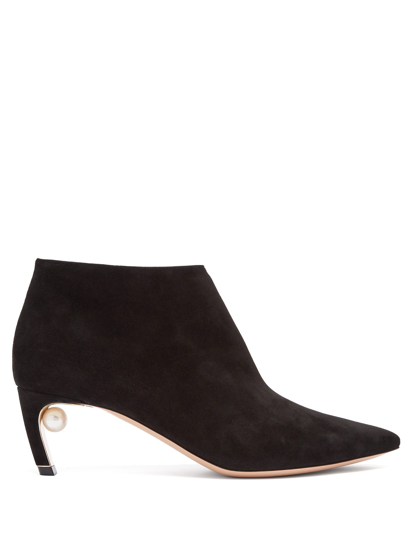 next grey suede ankle boots