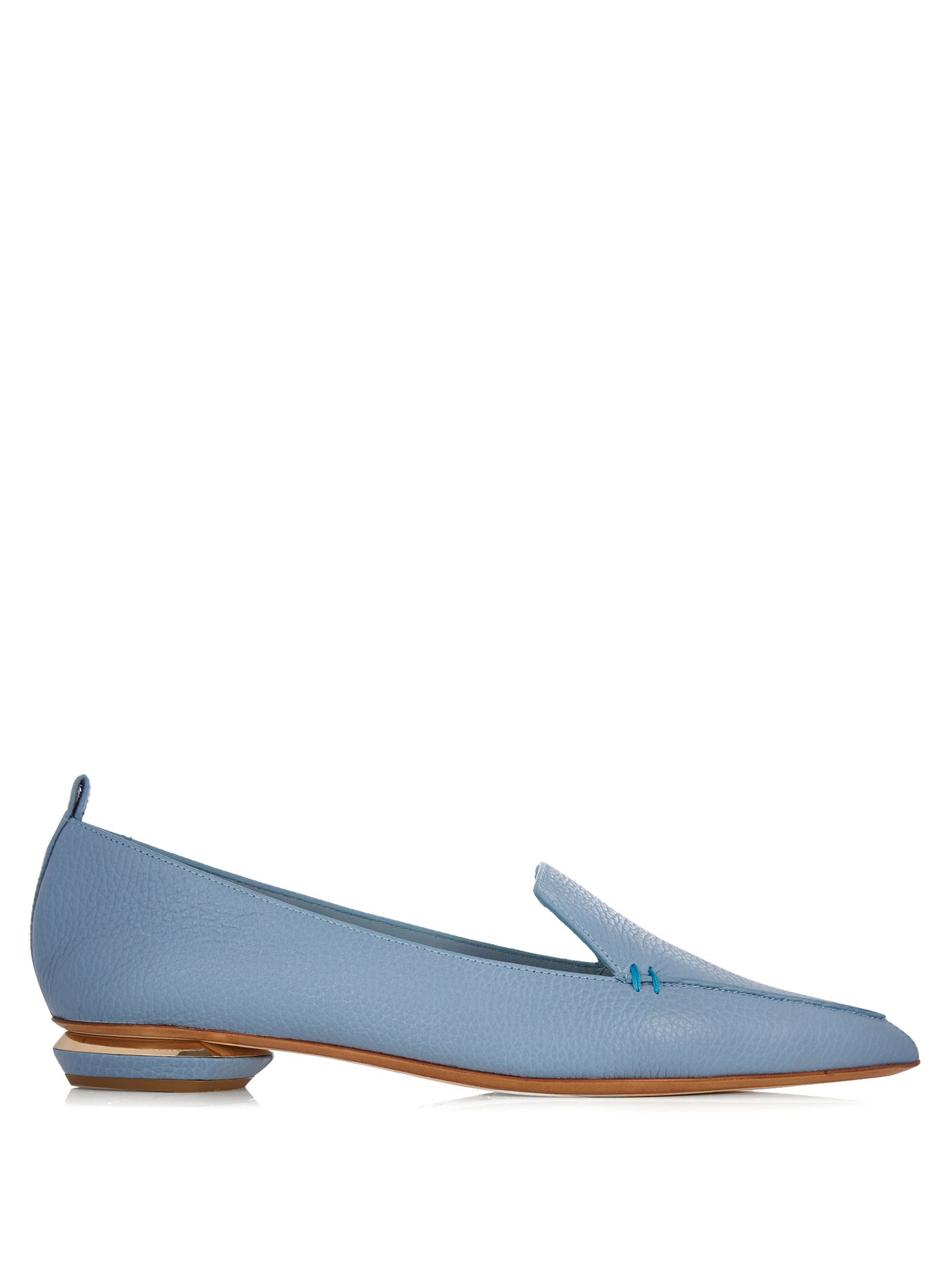 Beya grained-leather loafers | Nicholas 