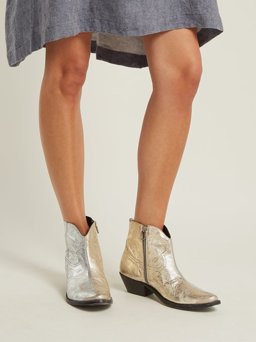 golden goose distressed boots