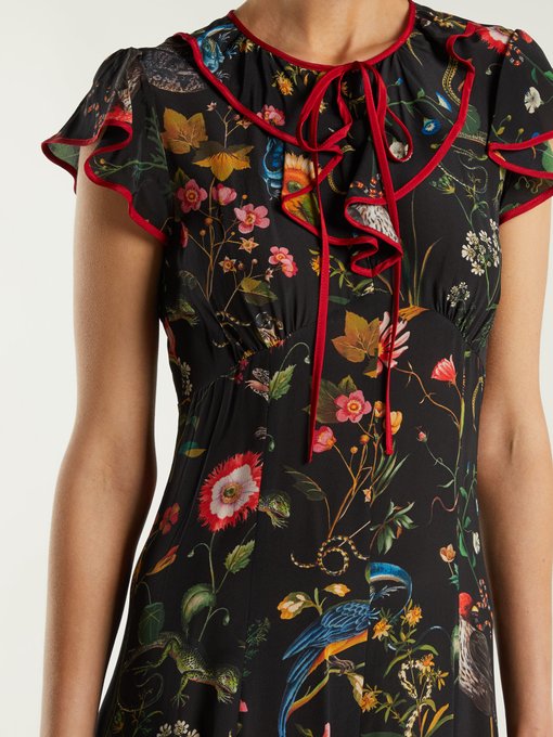 red valentino silk dress