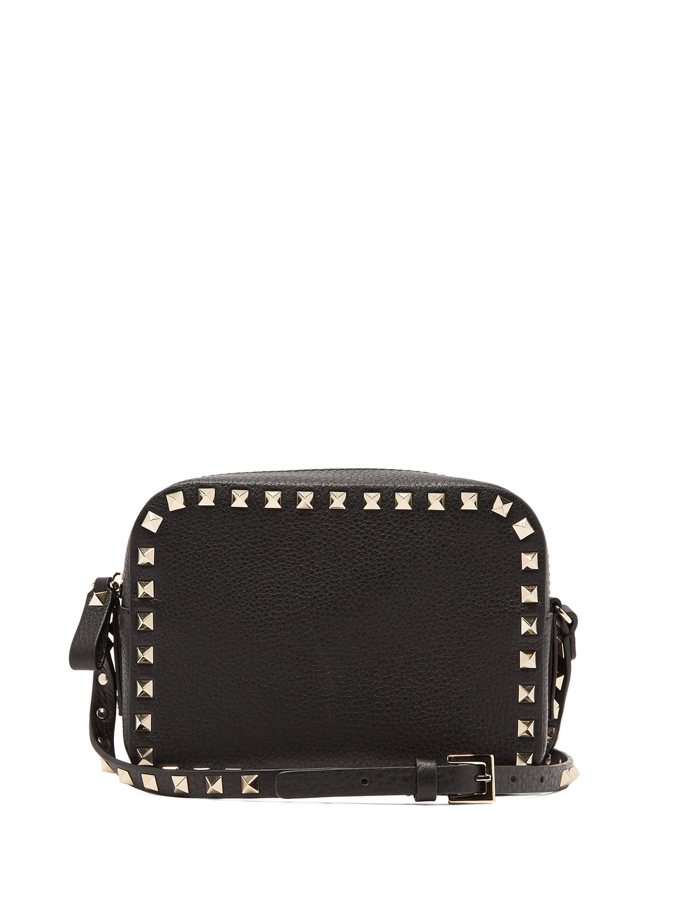 valentino rockstud camera bag black