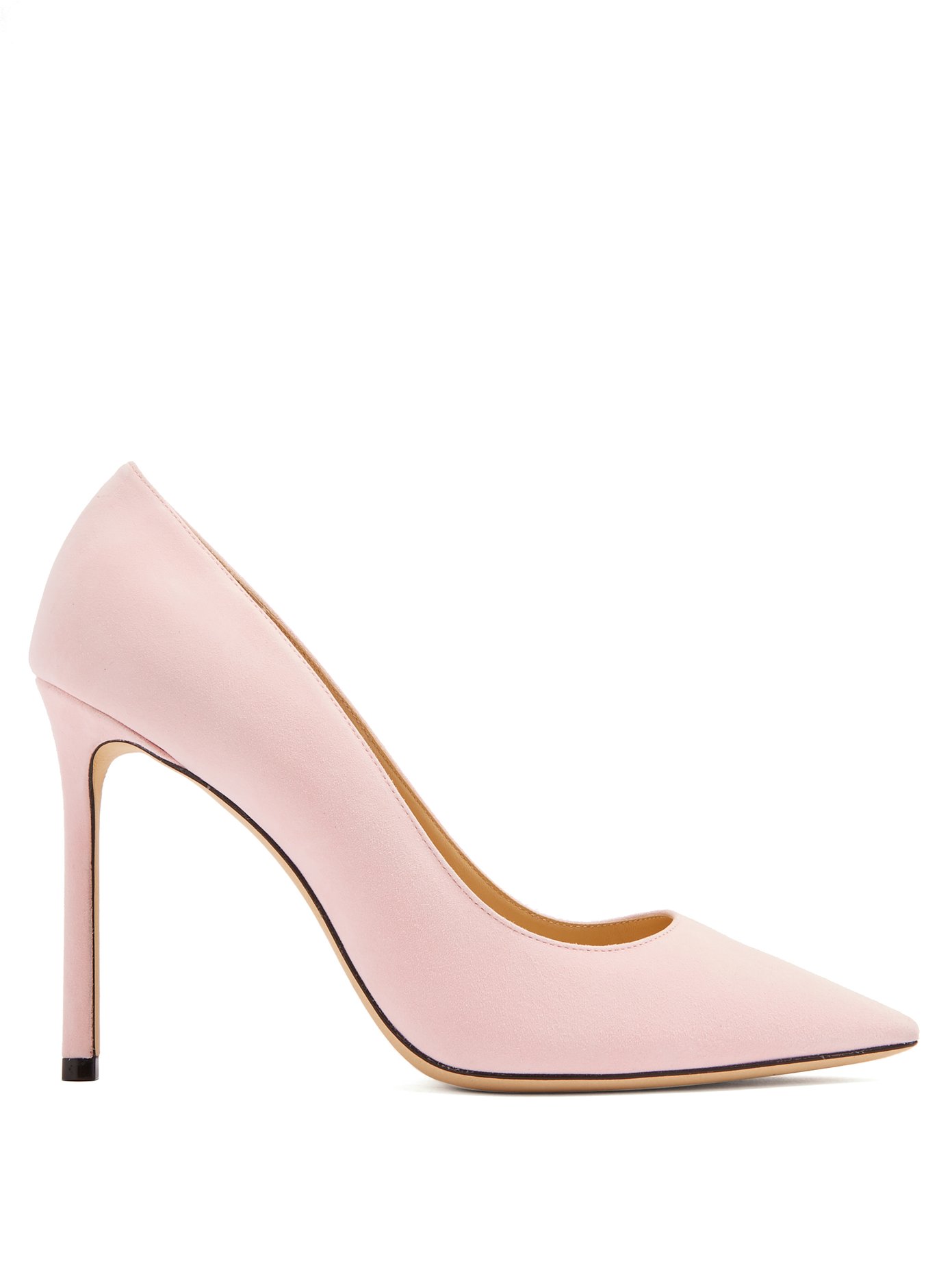 jimmy choo pink suede pumps