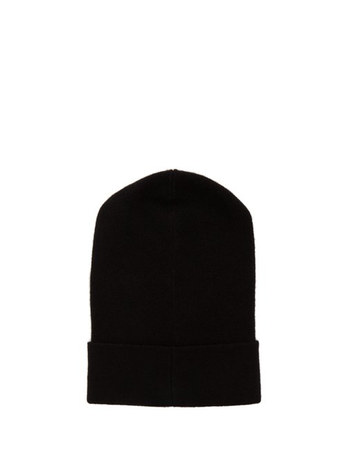 Logo cashmere beanie hat | Moncler 