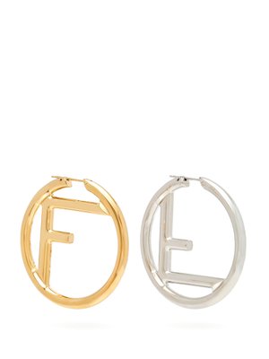Mismatched FF hoop earrings | Fendi | MATCHESFASHION UK