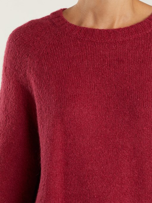 Alpaca-blend knitted sweater展示图