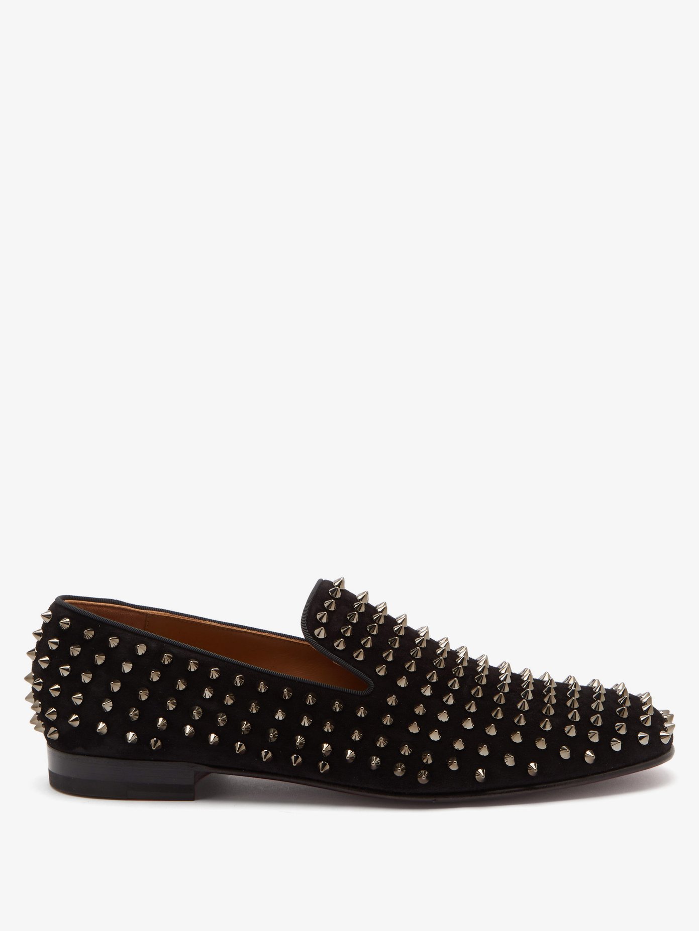 loafers with spikes on them