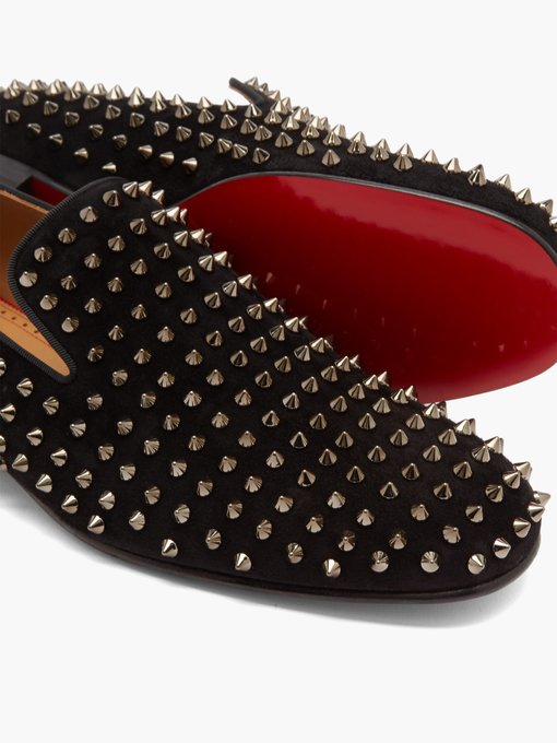 louboutin studded loafers