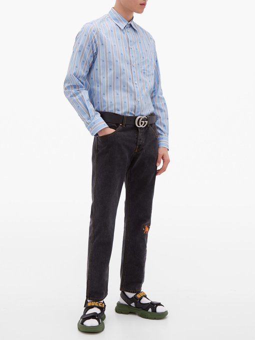 gucci belt mens outfit