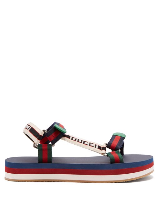 Bedlam logo-strap sandals | Gucci 