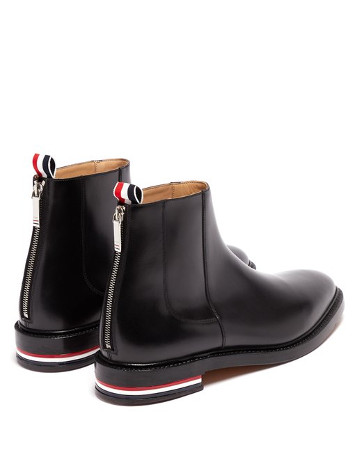 Leather chelsea boots | Thom Browne 