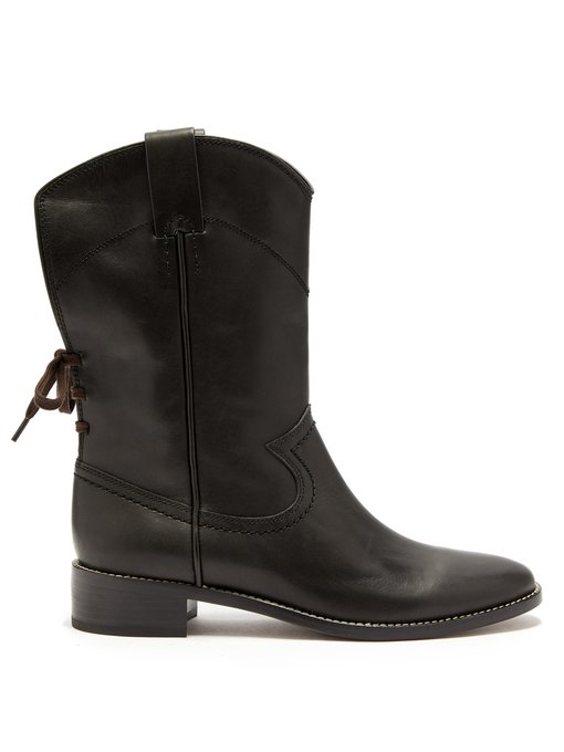see by chloe western boots