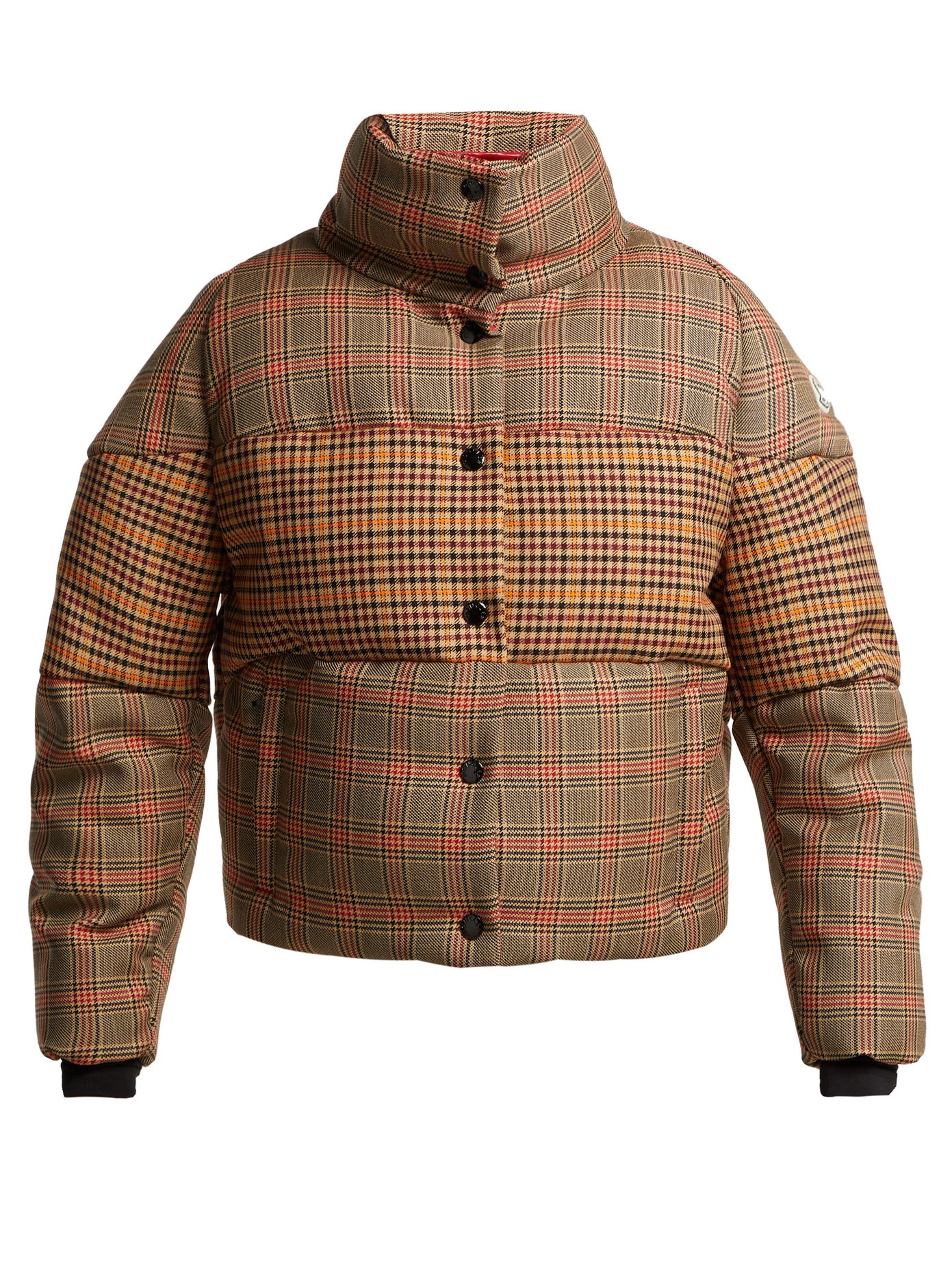 Cer checked wool-blend jacket | Moncler 
