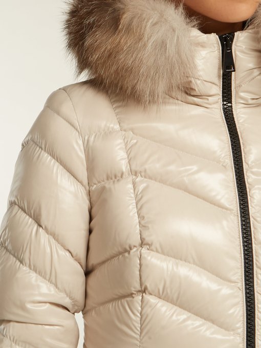 moncler fulmar fur trim jacket