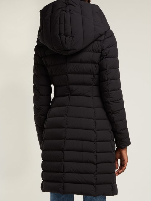 Barge asymmetric-zip quilted down 