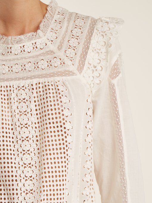 Laelia embroidered-lace top | Zimmermann | MATCHESFASHION US