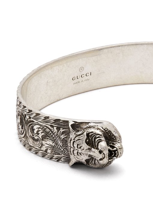 gucci tiger head bracelet