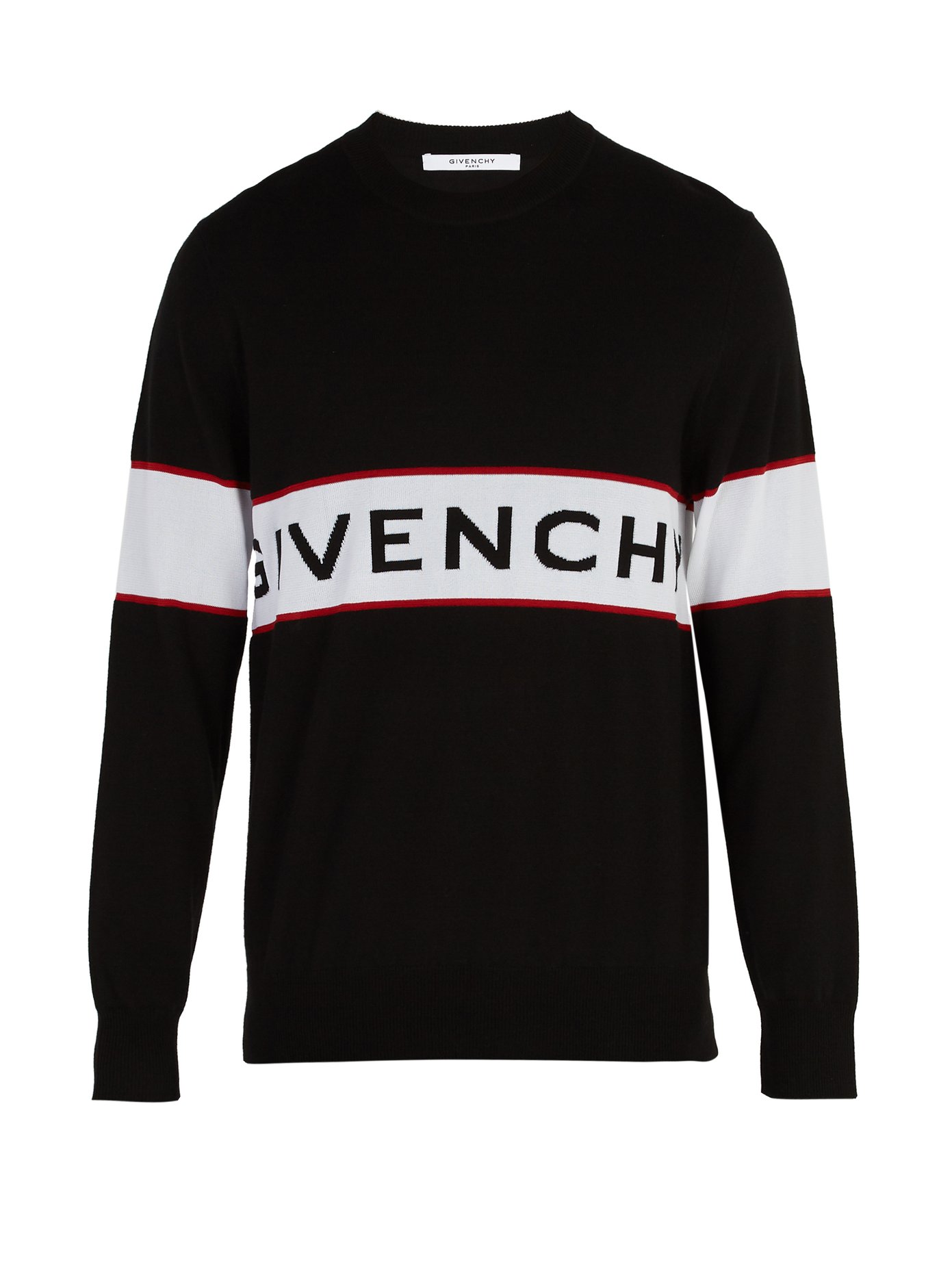 Logo-stripe wool sweater | Givenchy 