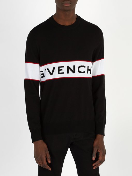 Logo-stripe wool sweater | Givenchy 