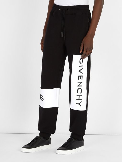 givenchy embroidered jogger pants