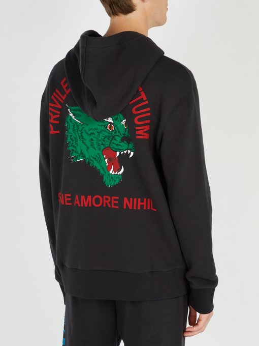 gucci panther hoodie
