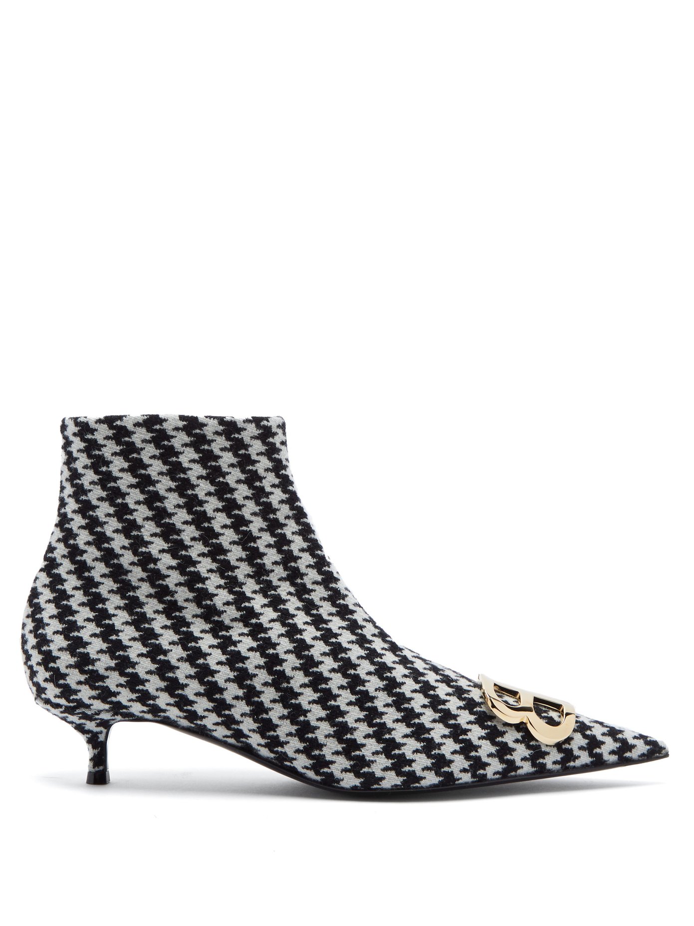 Houndstooth BB ankle boots | Balenciaga 