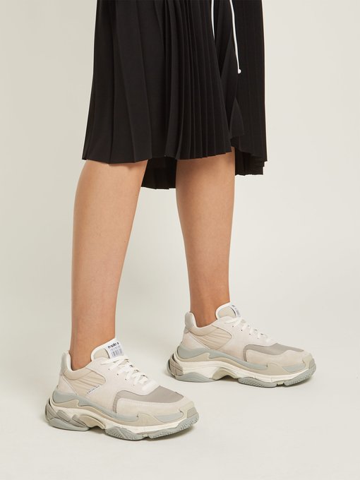 triple s with shorts