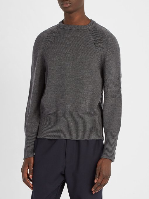 Crew-neck wool sweater | Thom Browne | MATCHESFASHION US