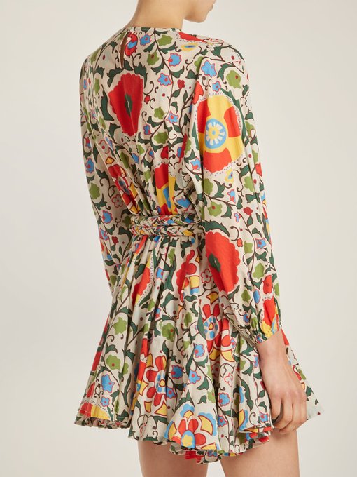 Ella floral-print cotton dress展示图