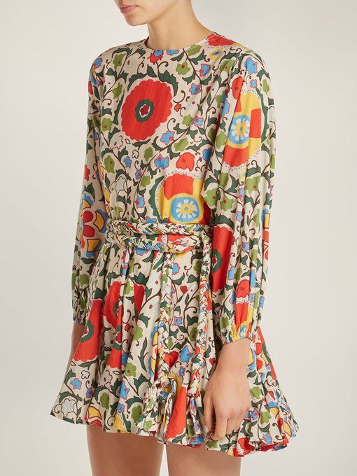 Ella floral-print cotton dress展示图