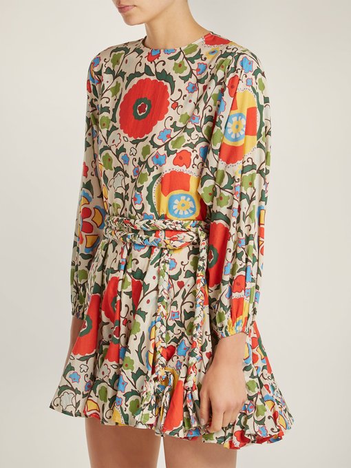 Ella floral-print cotton dress | RHODE | MATCHESFASHION UK