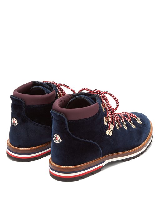Blanche velvet lace-up mountain boots展示图