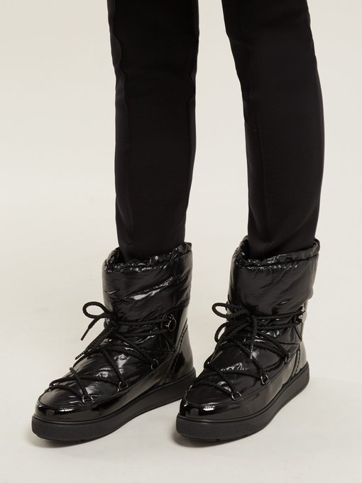 Ynaff patent-leather boots展示图