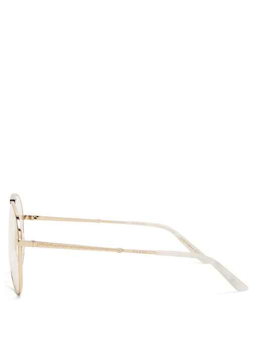 Aviator-frame glasses | Gucci | MATCHESFASHION US