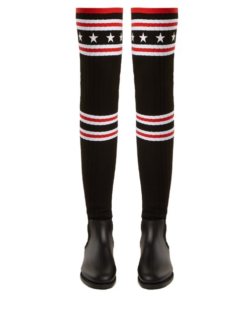 givenchy over the knee boots