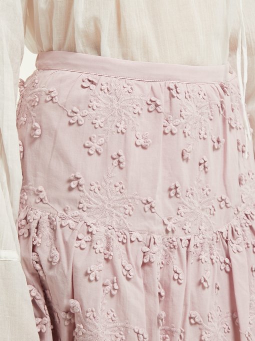 Embroidered mini skirt展示图