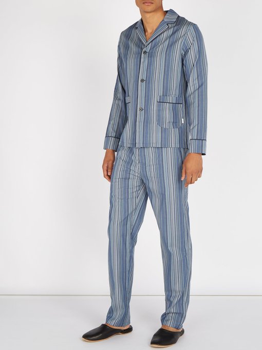 Striped cotton pyjama set | Paul Smith | MATCHESFASHION US
