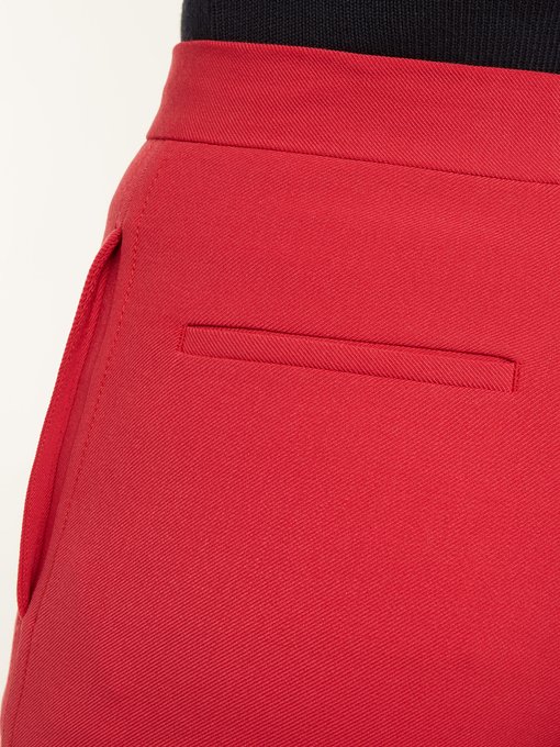 High-rise stretch wool-blend trousers | Fendi | MATCHESFASHION UK