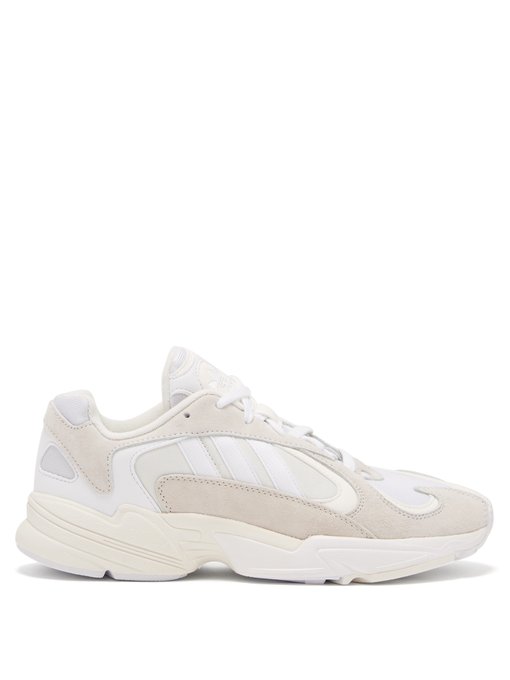 yung 1 suede and mesh sneakers